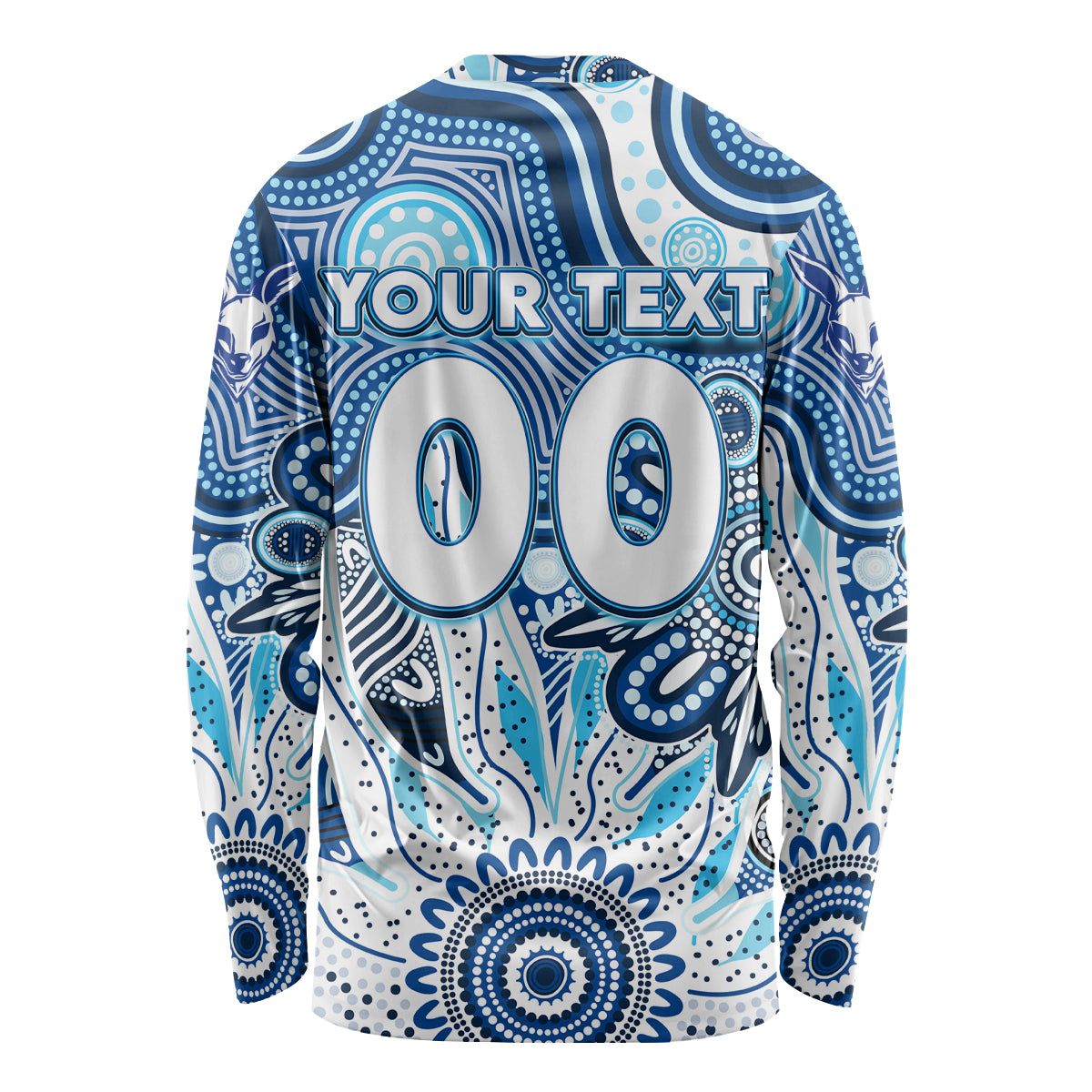 Personalised Kangaroos NAIDOC Week 2024 Long Sleeve Shirt Aussie Aboriginal Art