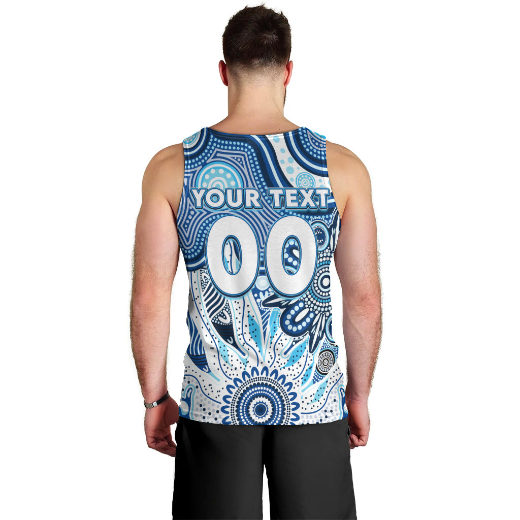 Personalised Kangaroos NAIDOC Week 2024 Men Tank Top Aussie Aboriginal Art