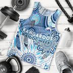 Personalised Kangaroos NAIDOC Week 2024 Men Tank Top Aussie Aboriginal Art