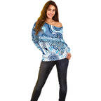 Personalised Kangaroos NAIDOC Week 2024 Off Shoulder Sweater Aussie Aboriginal Art