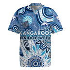 Personalised Kangaroos NAIDOC Week 2024 Rugby Jersey Aussie Aboriginal Art