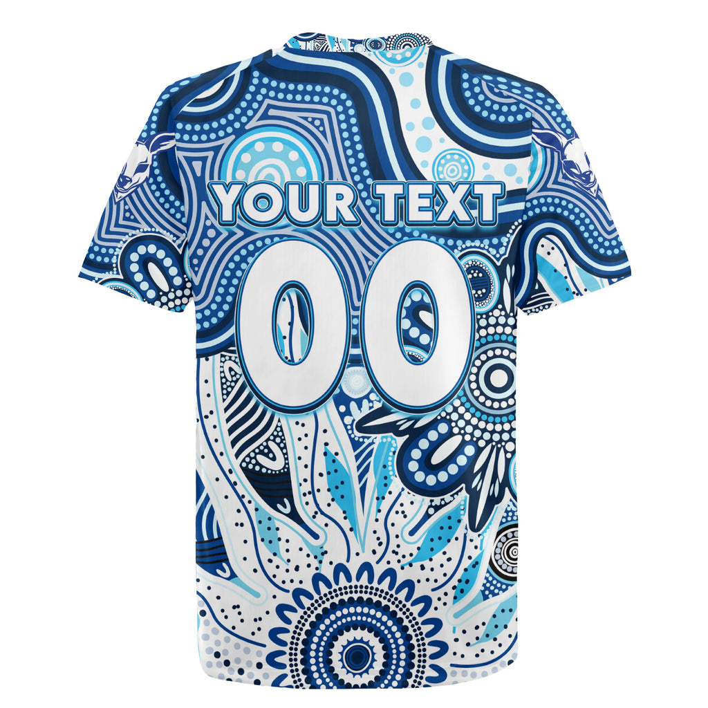 Personalised Kangaroos NAIDOC Week 2024 Rugby Jersey Aussie Aboriginal Art