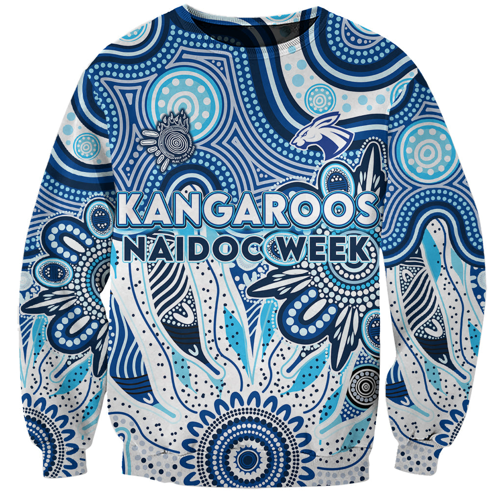 Personalised Kangaroos NAIDOC Week 2024 Sweatshirt Aussie Aboriginal Art