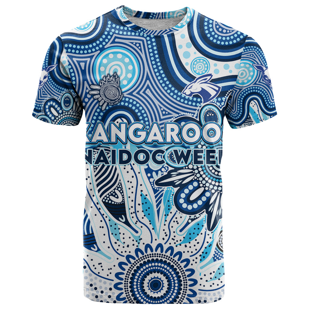 Personalised Kangaroos NAIDOC Week 2024 T Shirt Aussie Aboriginal Art