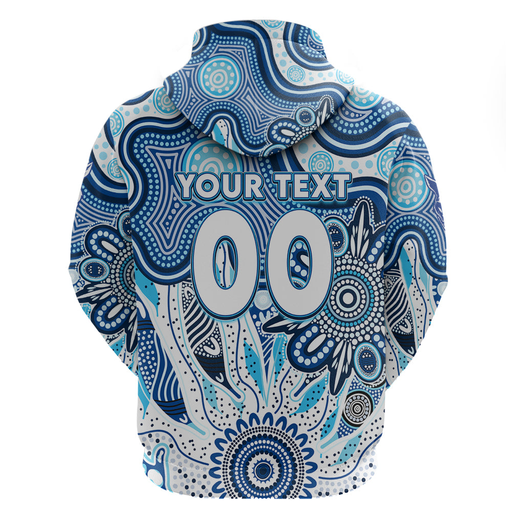 Personalised Kangaroos NAIDOC Week 2024 Zip Hoodie Aussie Aboriginal Art