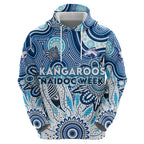 Personalised Kangaroos NAIDOC Week 2024 Zip Hoodie Aussie Aboriginal Art
