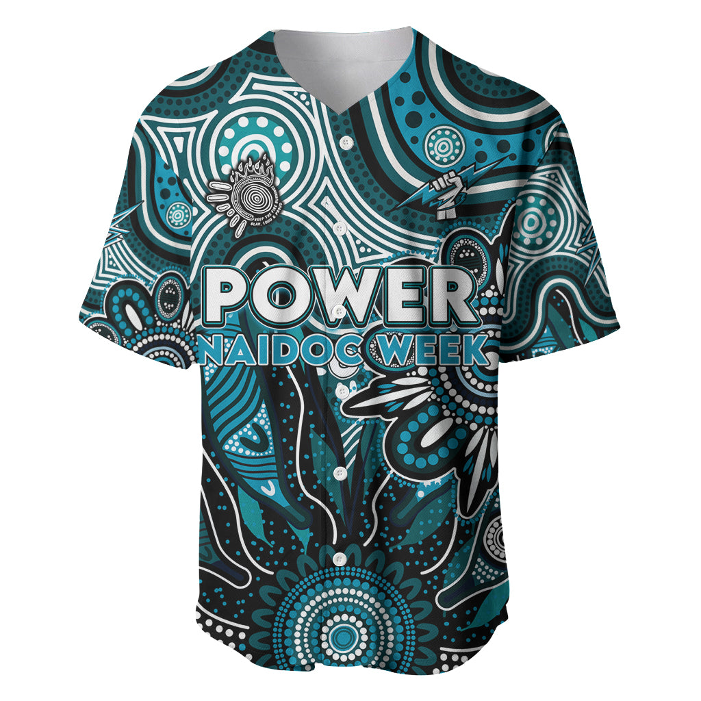 Personalised Power NAIDOC Week 2024 Baseball Jersey Aussie Aboriginal Art