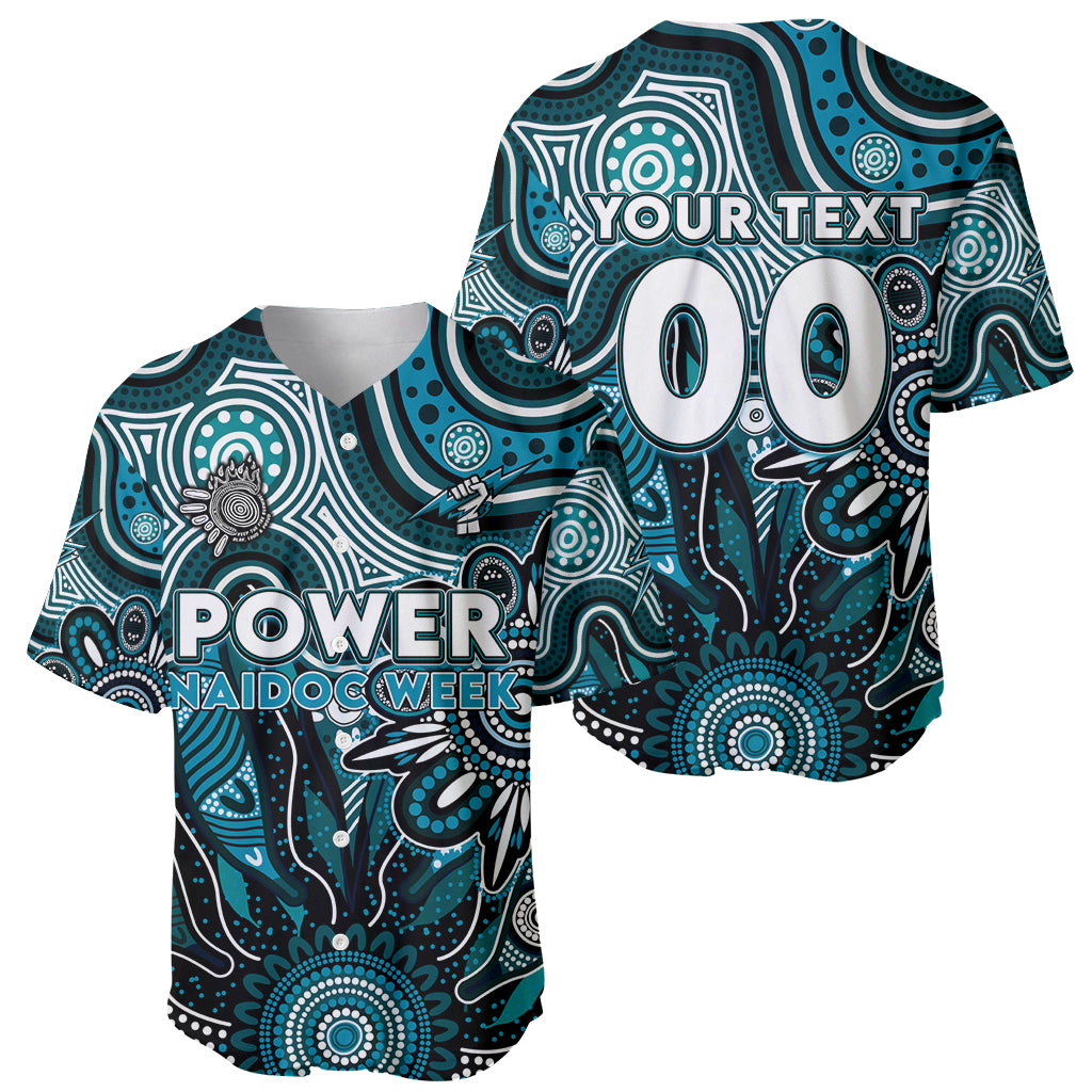 Personalised Power NAIDOC Week 2024 Baseball Jersey Aussie Aboriginal Art