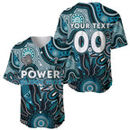 Personalised Power NAIDOC Week 2024 Baseball Jersey Aussie Aboriginal Art