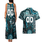 Personalised Power NAIDOC Week 2024 Couples Matching Tank Maxi Dress and Hawaiian Shirt Aussie Aboriginal Art