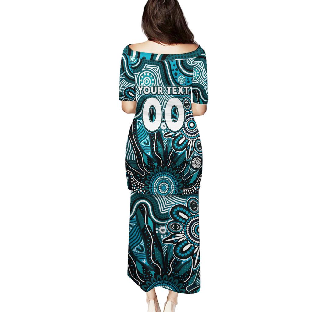 Personalised Power NAIDOC Week 2024 Family Matching Puletasi and Hawaiian Shirt Aussie Aboriginal Art