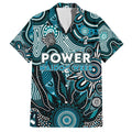 Personalised Power NAIDOC Week 2024 Family Matching Short Sleeve Bodycon Dress and Hawaiian Shirt Aussie Aboriginal Art
