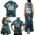 Personalised Power NAIDOC Week 2024 Family Matching Tank Maxi Dress and Hawaiian Shirt Aussie Aboriginal Art