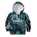Personalised Power NAIDOC Week 2024 Kid Hoodie Aussie Aboriginal Art