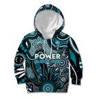 Personalised Power NAIDOC Week 2024 Kid Hoodie Aussie Aboriginal Art