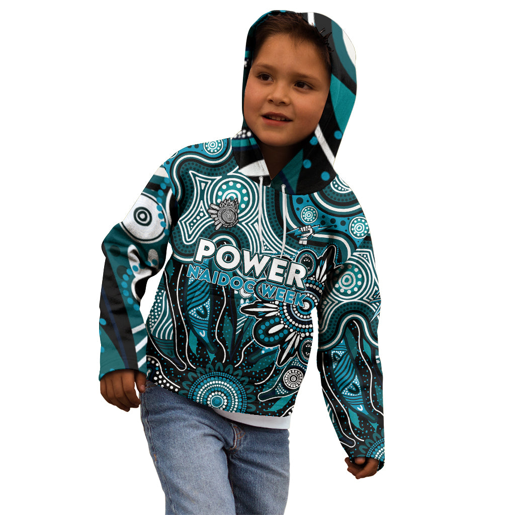 Personalised Power NAIDOC Week 2024 Kid Hoodie Aussie Aboriginal Art