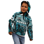 Personalised Power NAIDOC Week 2024 Kid Hoodie Aussie Aboriginal Art