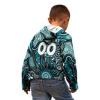 Personalised Power NAIDOC Week 2024 Kid Hoodie Aussie Aboriginal Art
