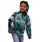 Personalised Power NAIDOC Week 2024 Kid Hoodie Aussie Aboriginal Art