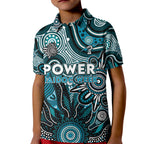Personalised Power NAIDOC Week 2024 Kid Polo Shirt Aussie Aboriginal Art