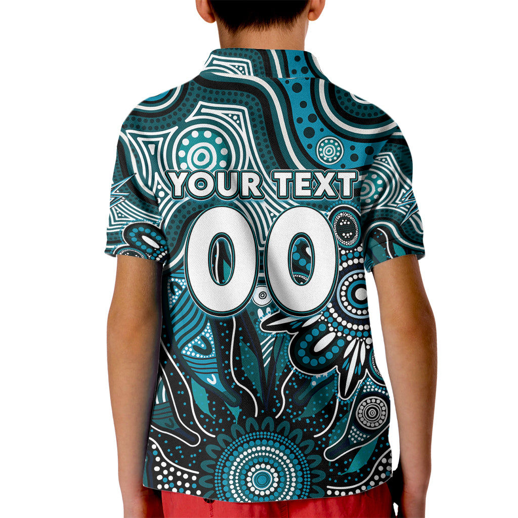 Personalised Power NAIDOC Week 2024 Kid Polo Shirt Aussie Aboriginal Art