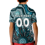 Personalised Power NAIDOC Week 2024 Kid Polo Shirt Aussie Aboriginal Art
