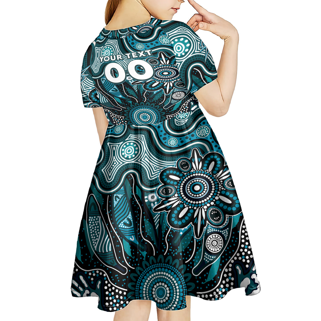 Personalised Power NAIDOC Week 2024 Kid Short Sleeve Dress Aussie Aboriginal Art