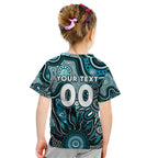 Personalised Power NAIDOC Week 2024 Kid T Shirt Aussie Aboriginal Art