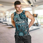 Personalised Power NAIDOC Week 2024 Men Tank Top Aussie Aboriginal Art