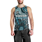 Personalised Power NAIDOC Week 2024 Men Tank Top Aussie Aboriginal Art