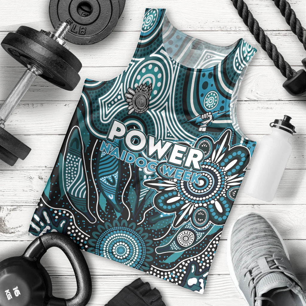 Personalised Power NAIDOC Week 2024 Men Tank Top Aussie Aboriginal Art