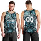 Personalised Power NAIDOC Week 2024 Men Tank Top Aussie Aboriginal Art