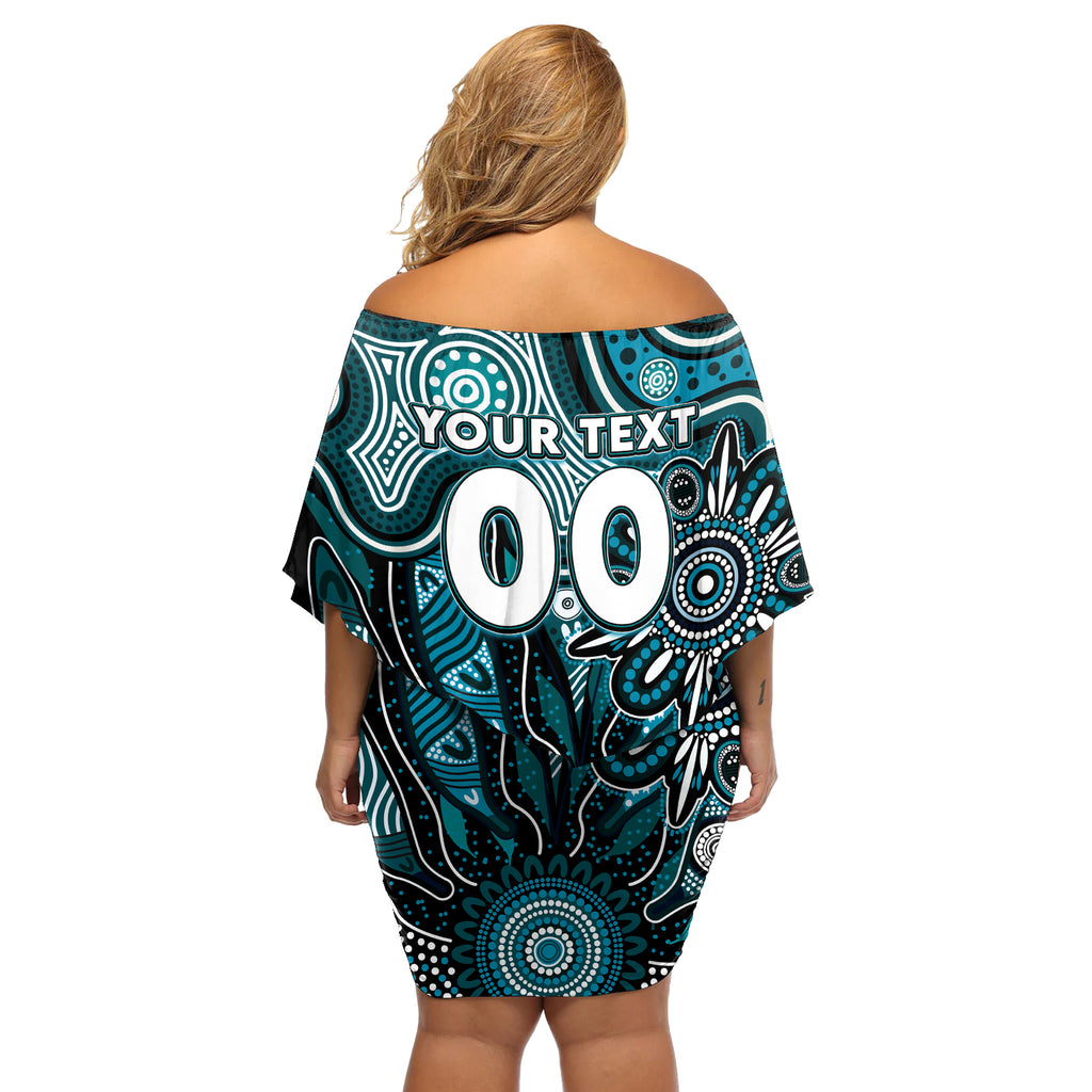 Personalised Power NAIDOC Week 2024 Off Shoulder Short Dress Aussie Aboriginal Art