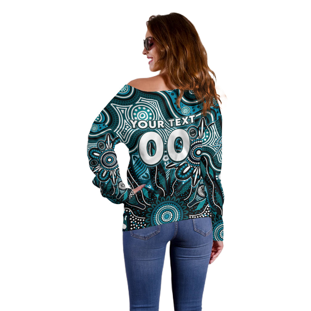Personalised Power NAIDOC Week 2024 Off Shoulder Sweater Aussie Aboriginal Art