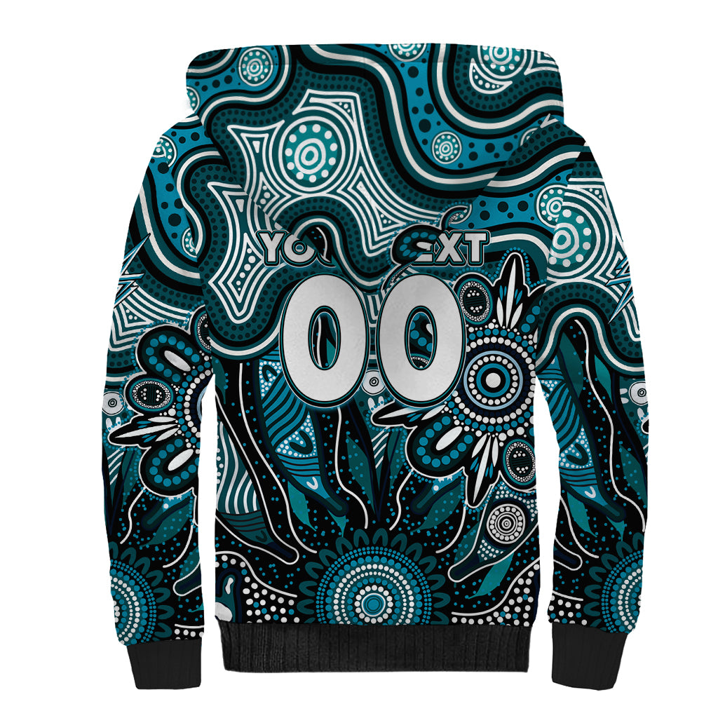 Personalised Power NAIDOC Week 2024 Sherpa Hoodie Aussie Aboriginal Art