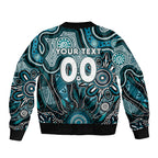 Personalised Power NAIDOC Week 2024 Sleeve Zip Bomber Jacket Aussie Aboriginal Art