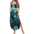 Personalised Power NAIDOC Week 2024 Summer Maxi Dress Aussie Aboriginal Art