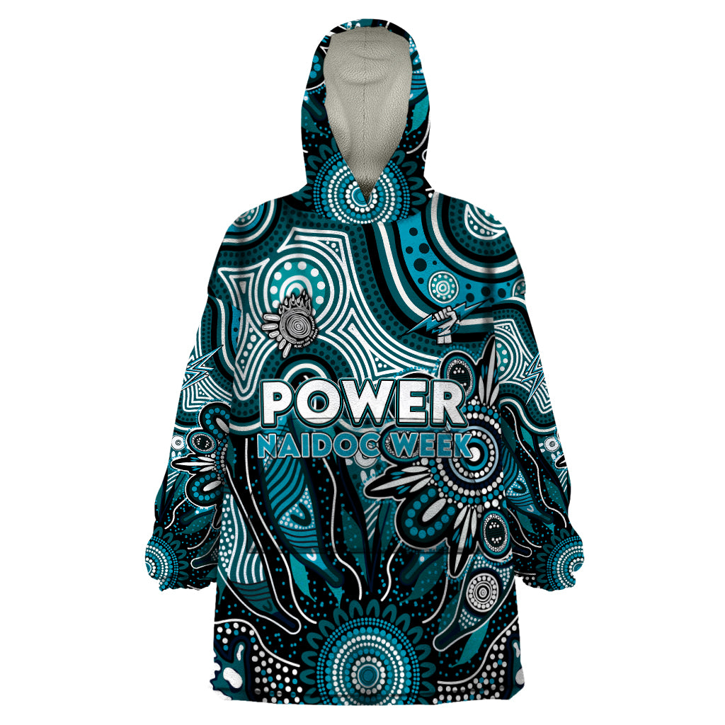 Personalised Power NAIDOC Week 2024 Wearable Blanket Hoodie Aussie Aboriginal Art