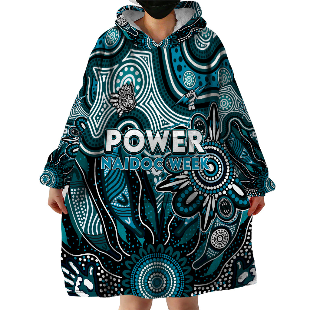 Personalised Power NAIDOC Week 2024 Wearable Blanket Hoodie Aussie Aboriginal Art