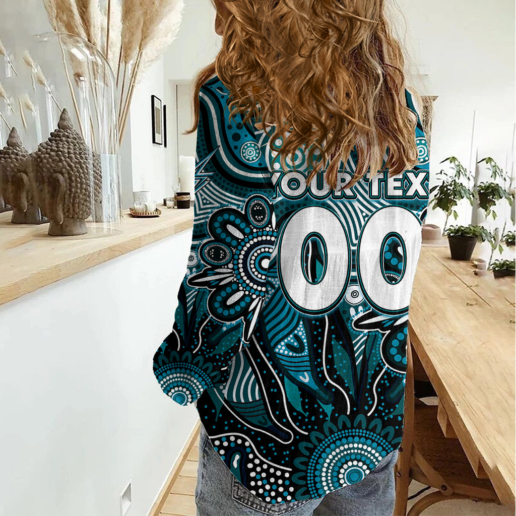 Personalised Power NAIDOC Week 2024 Women Casual Shirt Aussie Aboriginal Art