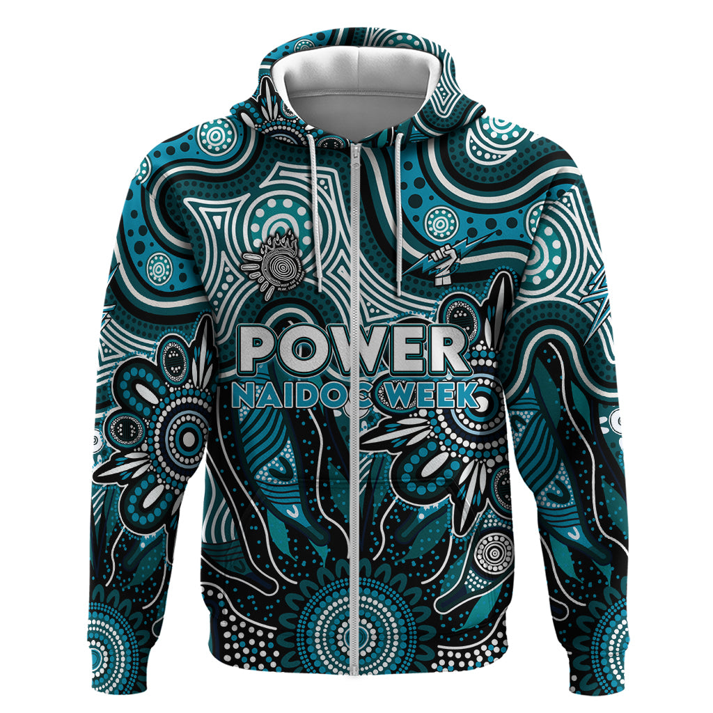 Personalised Power NAIDOC Week 2024 Zip Hoodie Aussie Aboriginal Art