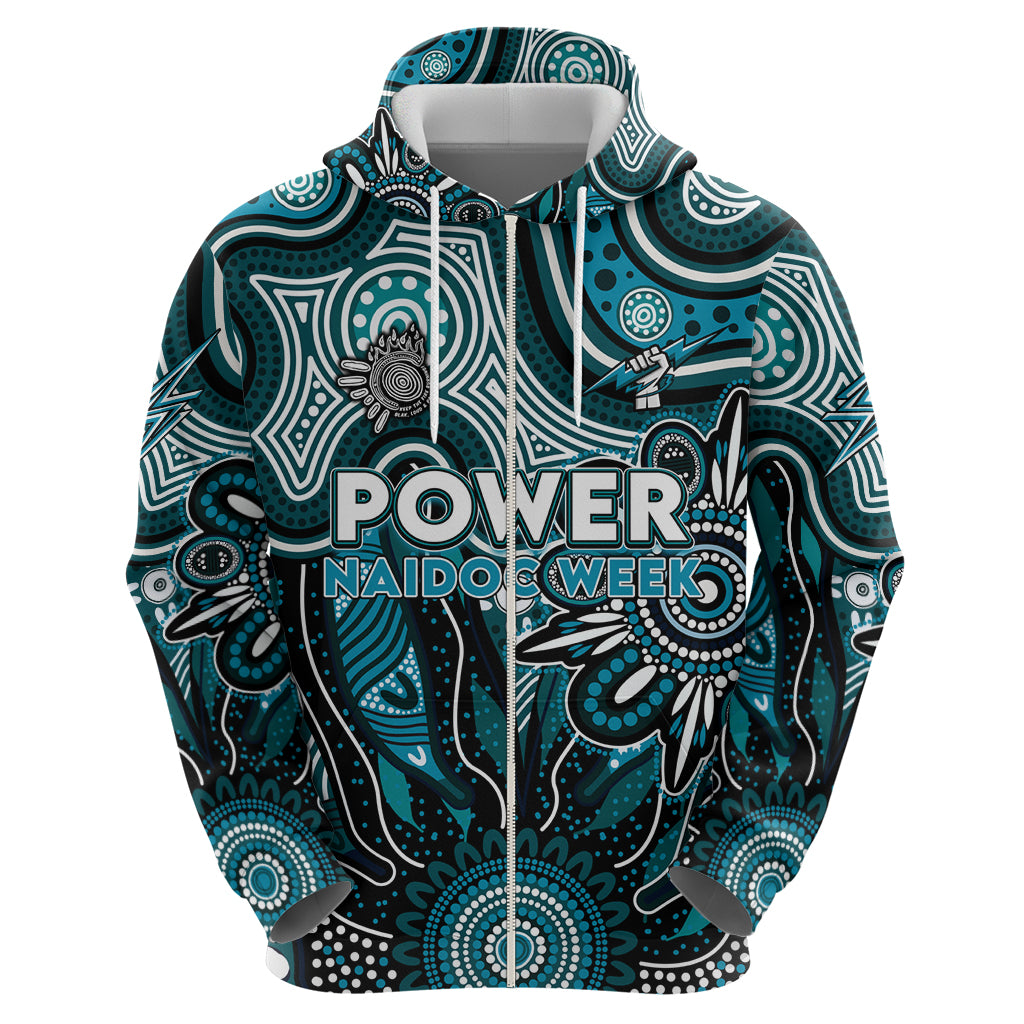 Personalised Power NAIDOC Week 2024 Zip Hoodie Aussie Aboriginal Art