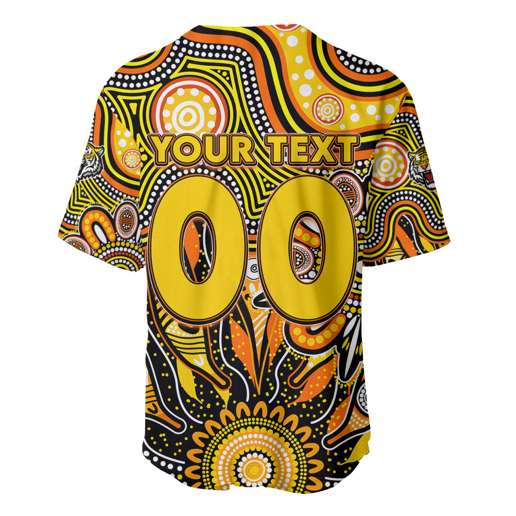 Personalised Tiger NAIDOC Week 2024 Baseball Jersey Aussie Aboriginal Art