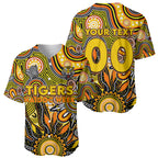Personalised Tiger NAIDOC Week 2024 Baseball Jersey Aussie Aboriginal Art