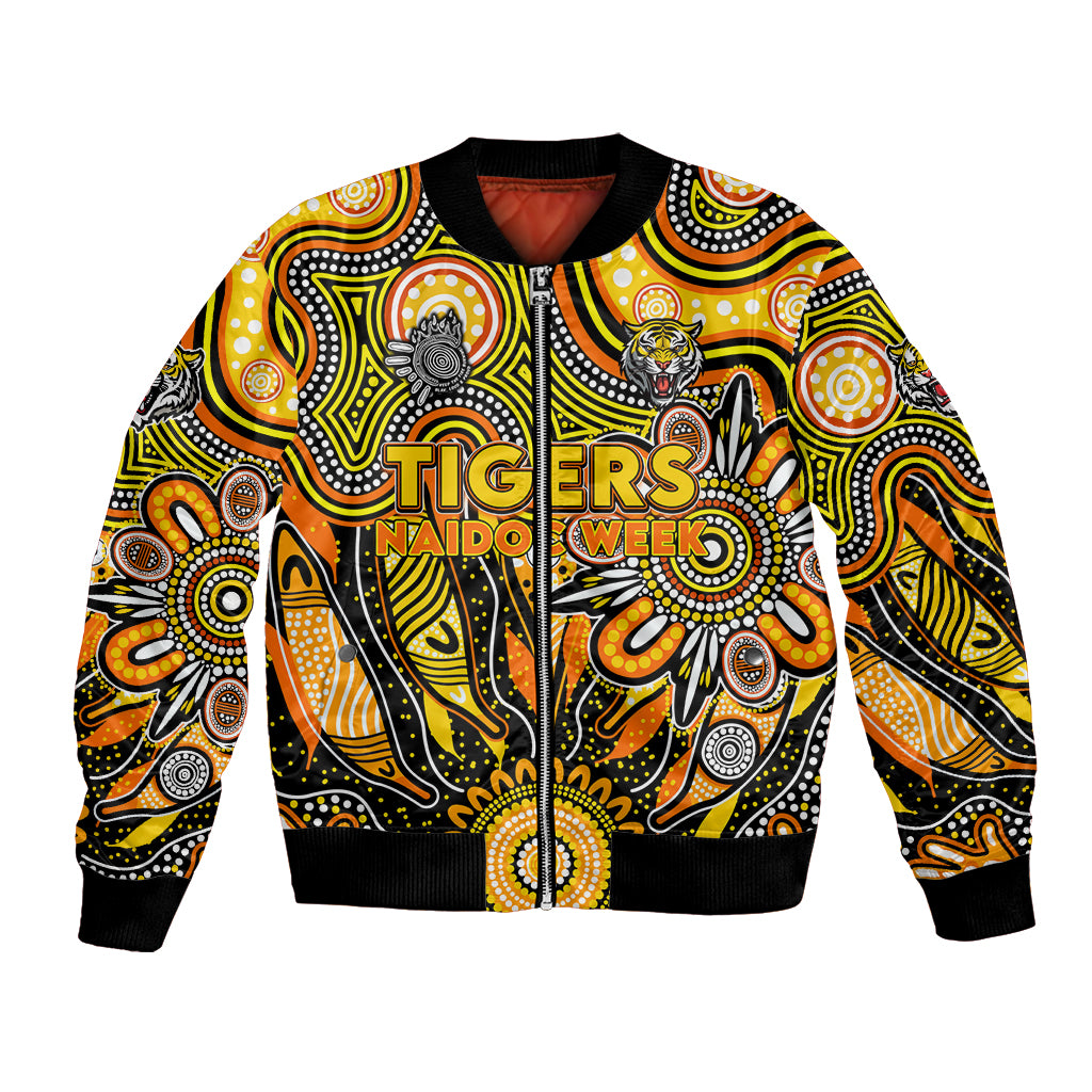 Personalised Tiger NAIDOC Week 2024 Bomber Jacket Aussie Aboriginal Art