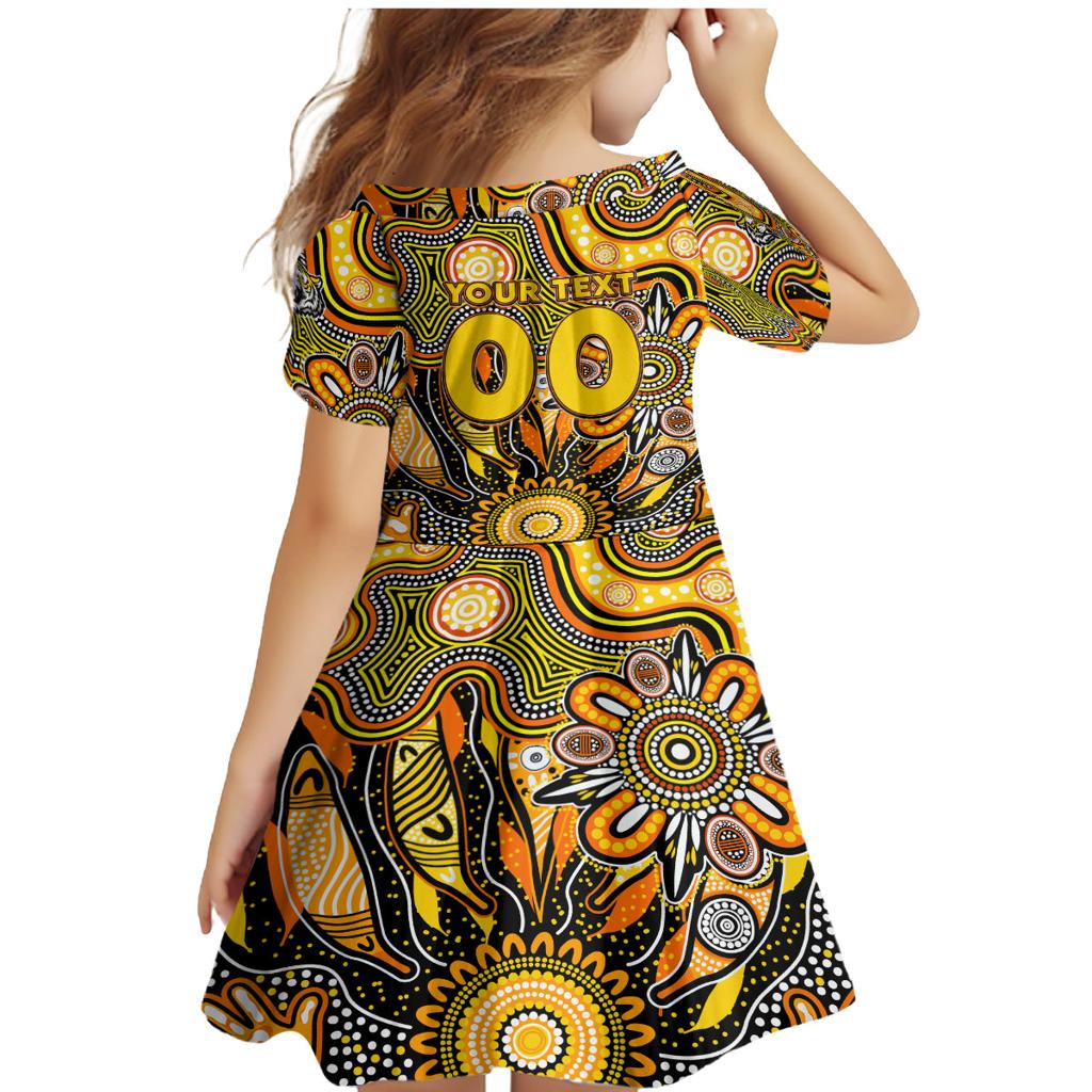 Personalised Tiger NAIDOC Week 2024 Family Matching Mermaid Dress and Hawaiian Shirt Aussie Aboriginal Art