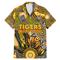 Personalised Tiger NAIDOC Week 2024 Family Matching Mermaid Dress and Hawaiian Shirt Aussie Aboriginal Art