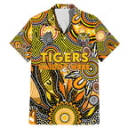 Personalised Tiger NAIDOC Week 2024 Family Matching Mermaid Dress and Hawaiian Shirt Aussie Aboriginal Art