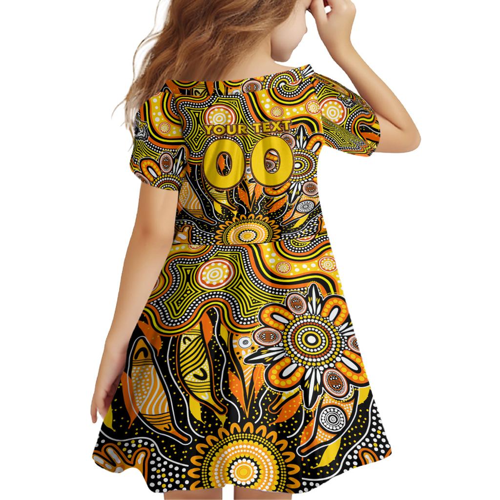 Personalised Tiger NAIDOC Week 2024 Family Matching Off The Shoulder Long Sleeve Dress and Hawaiian Shirt Aussie Aboriginal Art