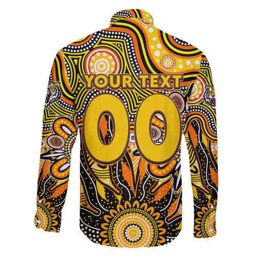 Personalised Tiger NAIDOC Week 2024 Family Matching Short Sleeve Bodycon Dress and Hawaiian Shirt Aussie Aboriginal Art
